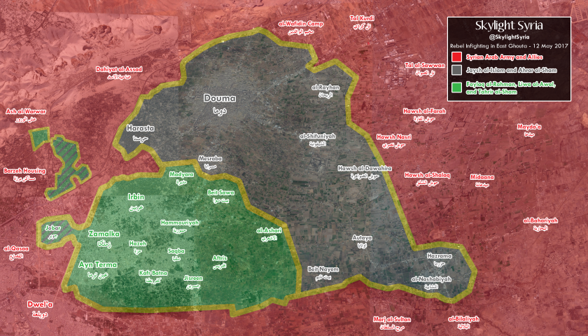 Rebel Infighting in East Ghouta 2